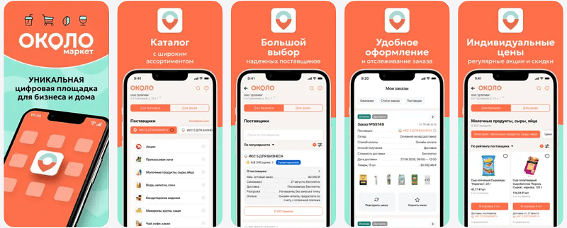 Сервис OKOLO.Market Доставка Около