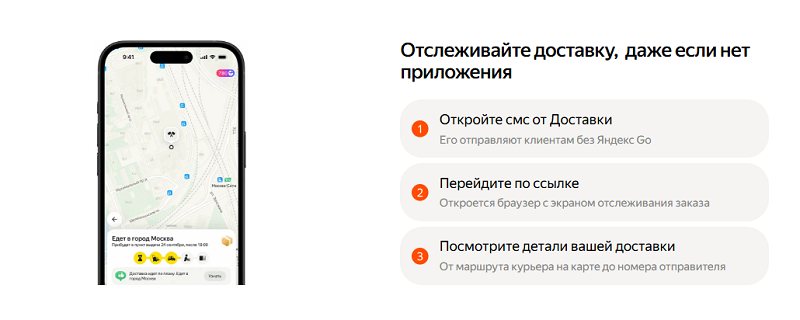 Статус Яндекс Доставки