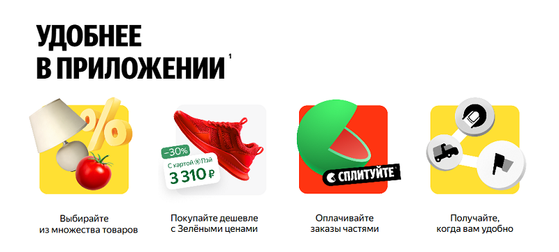 Приложения Яндекс Маркет